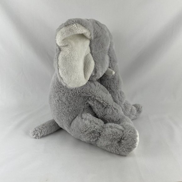 Baby Ganz Jellybean Elephant 13" Plush Gray Stuffed Animal Toy Embroidered Eyes - Picture 2 of 7